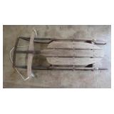 Vintage Wooden/Metal Sled