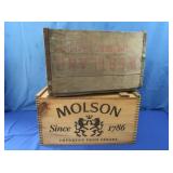 Vintage Wooden Crate-Westland Dairy-Molson