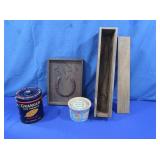 Vintage Wooden Box w/Sliding Lid-18",Granger