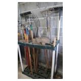 Garden Tool Organizer Stand w/Tools
