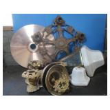 Vintage Lighting Fixtures-metal,porcelain