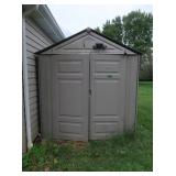 Rubbermaid Outdoor Storage Shed-7'x7'x8'H