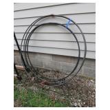 2 Round Cord Wood Frames-40'x48' Hts