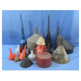 Huge lot Funnels-Plastic,Metal