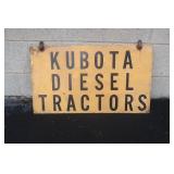 Kubota Diesel Tractor Sign-28xq16'