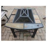 Patio Fire Pit(missing 1 pc slate) 29x38x24'