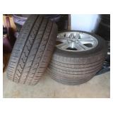 3 Tires, 1 w/rim: 235/35ZR20 92W XL; Kendra