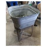 Vintage Galvanized Wash Tub