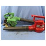 2 Blowers-Gas Hitachi,Elec Toro