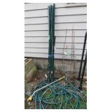 Garden Hose,Tomato Cages,T-posts(5')