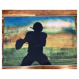 Canvas Football Poster  73x49"