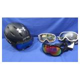 Smith Mission Helmet&4 Goggles