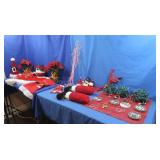 Christmas Decor incl. Lights &Large Bin w/Lid