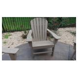 1 Outdoor Composite Adirondack Chair-Good Cond