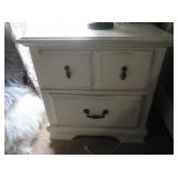 2 Painted Wood Nightstands