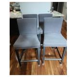 4 Chairs-26"H from Seat