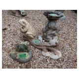 3 Decorative Outdoor Ceramic Pcs,