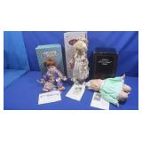 3 Knowles Dolls w/COA