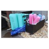 Outdoor Pool Storage Containers w/Floatation