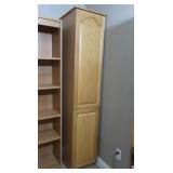 2 Door, 5 Shelf Storage Cupboard-15x18x76"H