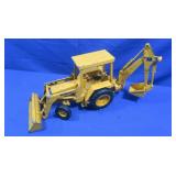 Metal John Deere Loader/Backhoe Toy