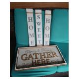 4 Outdoor Decorative Hanging Signs