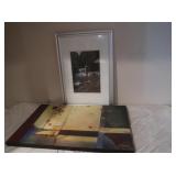 Waterfall Framed Pictures-23x33"&Canvas Art Piece