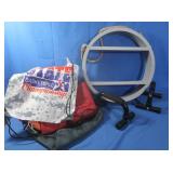 Round Plastic Shelf,Misc Drawstring Bags,Set of