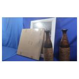 2 Vases&2 Mirrors(1 NIB)