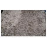 "At Home" Dark Brown Ultimate Shag Area Rug 90x120