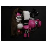 Boxing Gloves,Set of Hand Weights&Bag