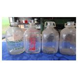 4 Vintage Gallon Milk Bottles, incl Somerset &
