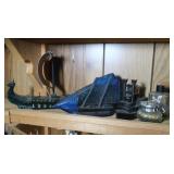 5 Vintage Avon Perfume/Cologne Bottles-Steamboat,