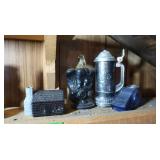4 Vintage Avon Perfume/Cologne Bottles-Cabin,