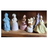 6 Vintage Avon Perfume/Cologne Bottles-Figurines