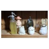 9 Vintage Avon Perfume/Cologne Bottes-Frog,Chair,
