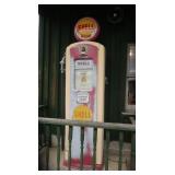 Vintage Shell Gasoline Pump-repro Globe 1982