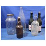 Vintage Glass Bottles including