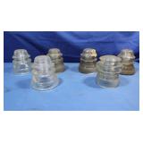 Vintage Clear Glass Insulator(Hemingray