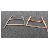 Antique 2 Bow Saws(both 33")