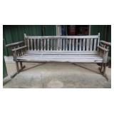 Wooden Glider(79x26") height 36"