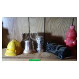 5 Vintage Avon Perfume/Cologne Bottles-Hydrant