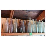 Vintgae Glass Bottles incl Tulip