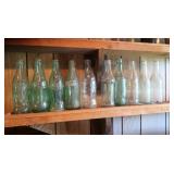Vintage Glass Bottles incl Coca-Cola,Tulip