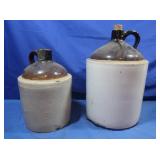 2 Vintage Crock Jugs