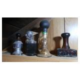 4 Vintage Avon Perfume/Cologne Bottles-Paid Stamp,
