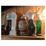 5 Vintage Avon Perfume/Cologne Bottles-Golfer,Big
