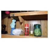 6 Vintage Avon Perfume/Cologne Bottles-Egg,Thermos