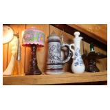 6 Vintage Avon Perfume/Cologne Bottles-Lamp,
