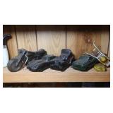 5 Vintage Avon Perfume/Cologne Bottles-Motorcycle,